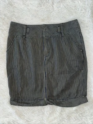 Falda Anthropologie Ett Twa 100 % algodón corte recto talla 10 Foto 1 de 4