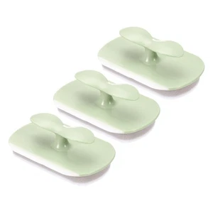 3Pcs Kitchen Sponge with Handles, Cleaning Brush Scrubbing Pads Glass Wipe,Green - Picture 1 of 7