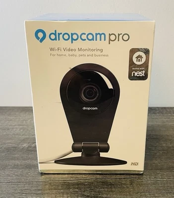 DROPCAM PRO WIRELESS SECURITY CAMERA - DCAM-002-THD - NEW & SEALED - Image 1 of 4