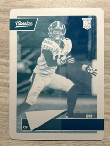 2018 Plates & Patches 1/1 Cyan Printing Plate Joshua Jackson Rookie Iowa RC - Picture 1 of 2