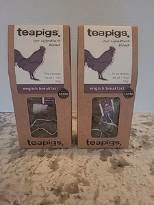 2-🟢Teapigs Everyday Brew 15 Teestempel English Breakfast Gourmet Tee Teebeutel - Bild 1 von 7