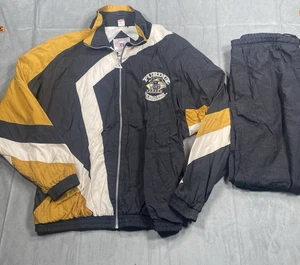 Vintage Purdue Boilermakers Full Track Suit Men's XL Full Zip Jacket Black Pants - Picture 1 of 18