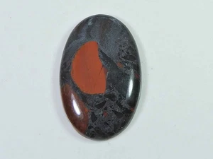Pietra di sangue naturale cristallino di palma 38 ct. Cabochon ovale pietra preziosa sfusa 22X35MM Y643 - Foto 1 di 9