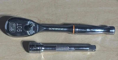 1/4” Gear Wrench Ratchet + 3” Extension  Foto 1 de 3