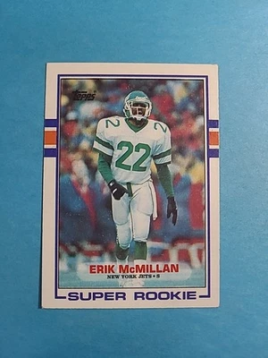 Erik McMillan 1989 Topps Football Card # 223 I9412 - Image 1 of 2
