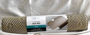 MAINSTAYS - BEIGE CUSHIONED BATHMAT - 17 in. x 36 in - BRAND NEW - Picture 1 of 3