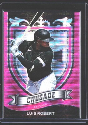 Luis Robert 2021 Panini Chronicles Crusade Pink Pulsar #21 Chicago White Sox - Image 1 of 2