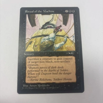Ritual of the Machine LP Alliances 59 MTG English Regular Sorcery Gain Control - Image 1 of 4