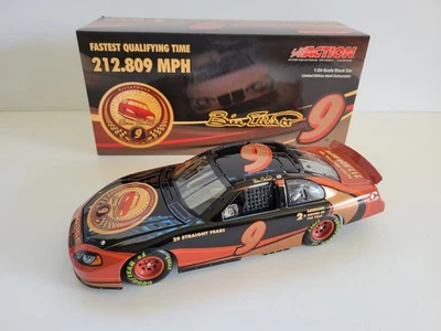 2004 Bill Elliott #9 Milestones 281 of 408 NASCAR 1/24 Diecast Fastest Qualify - Image 1 of 4