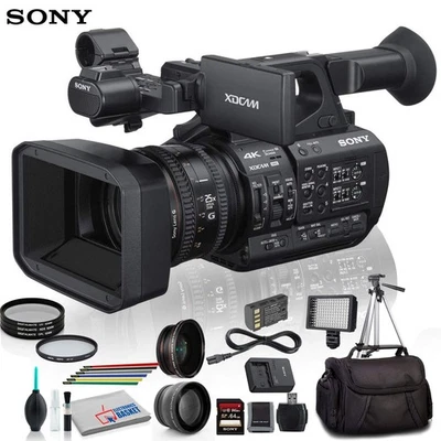 Sony PXW-Z190V 4K XDCAM Camcorder With Close Up Diopters, Tripod, LED Light, - Image 1 of 4