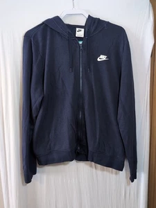 Nike Women's XL Blue Full Zip Up Hooded Athletic Sweatshirt - Picture 1 of 4