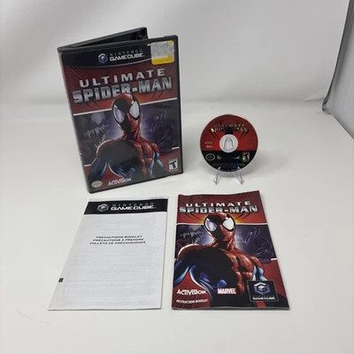 Ultimate SpiderMan  (Nintendo GameCube, 2001) Complete CIB - Tested - Image 1 of 4