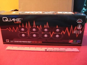 Quake LED QTL767 LED Rock Light Kit NIB 8 LIGHTS W/ CONTROLLER SALE!!!! - Picture 1 of 15