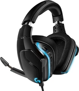 Logitech G635 981-000748 7.1 LIGHTSYNC Surround Sound Gaming Headset - Black - Picture 1 of 9