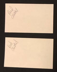 Reed Olmstead   St. Louis Cardinals  Minor Leaguer  Signed Note Card 