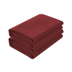 2-Pack Flat Sheets Breathable Top Sheet Wrinkle Fade Resistant Standard 100 b... - Picture 1 of 2
