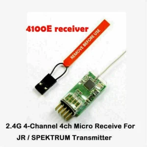 2.4GHz 4100E 4-Channel DSM2 Micro Receiver For JR / SPEKTRUM Transmitter - Picture 1 of 5