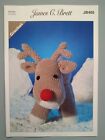 Rudolf The Reindeer Toy, Get Ready For Santa - James C Brett Crochet Pattern 405