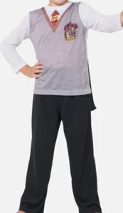 Harry Potter Intimo Size 20 Boys Uniform Pajama Set With Cape - Picture 1 of 3