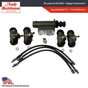 For 1935 Desoto Dodge Plymouth Chrysler Front & Rear Hydraulic Brake Rebuild Kit - Picture 1 of 3