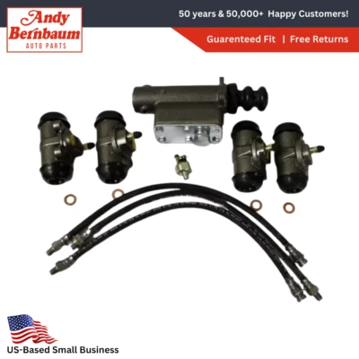 For 1935 Desoto Dodge Plymouth Chrysler Front & Rear Hydraulic Brake Rebuild Kit - Image 1 of 3