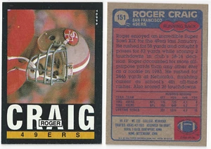 1985 Topps Roger Craig || VG-EX || **JUNK-AUCTION** - Bild 1 von 1