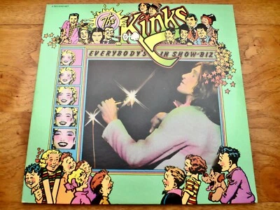 The Kinks ‎♫ Everybody's in Show-Biz ♫ 1972 RCA Records Robert Ludwig Vinyl 2xLP - Image 1 of 3