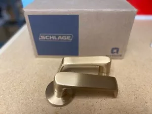 Satin Bronze - Rose Gold 06A 612 Schlage Mortise Trim - L Series - Picture 1 of 3