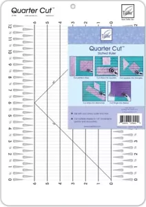 June Tailor 11 1/4 x 16-inch Quarter Cut Slotted Ruler for Quilting/Patchwork UK - Picture 1 of 1