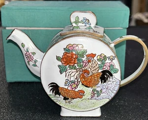 Porzellan Emaille über Kupfer Mini Teekanne mit Hähnen von Chinemel schneller Versand - Bild 1 von 6