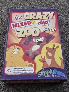 The Crazy Mixed Up Zoo Childrens Board Game 2005 Simply Fun - Picture 1 of 4