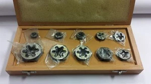 Hex Die Set 10 PC SAE  1/4" to 1" UNC #MDH-1868 - Picture 1 of 4