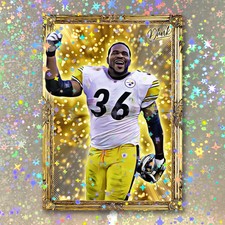 Jerome Bettis Holographic Gold Getter Sketch Card Limited 1/5 Dr. Dunk Signed