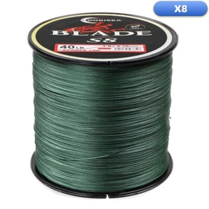 8 Brins 300M-2000M Dorisea Blade Vert PE Ligne tressée fils de pêche 14LB-300LB - Photo 1 sur 10