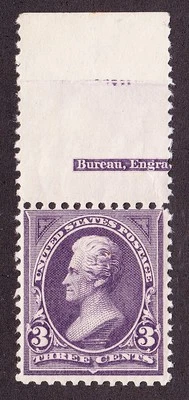 US 253 3c Jackson Mint F-VF OG NH SCV $325 - Image 1 of 2