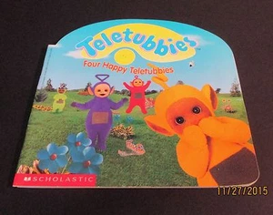 Four Happy Teletubbies by Inc. Staff Scholastic (1998, Paperback) - Picture 1 of 6