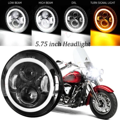 Faro LED de 5-3/4" 5,75" para motocicleta haz alto/bajo 6500K para Victory Gunner octano Foto 1 de 4