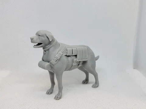 3d Printed JUNKYARD DOG 1:12 scale 6" GI Joe Classified/Marvel Legend Cover
