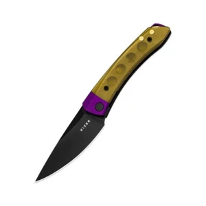 Cuchillo Plegable Kizer Mini Momo Púrpura Aluminio/Mango PEI Nitro-V Punto de Caída V3663A1 - Imagen 1 de 9