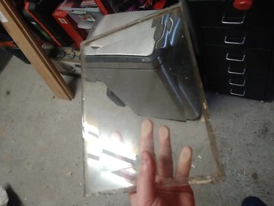 Lot 21 vitres anciennes en verre biseauté 18,5x25x5cm - Photo 1/4