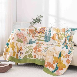 Chinese Blanket For Summer Newly Listed Pure Cotton Bed Sheet Soft Breathable - Picture 1 of 11