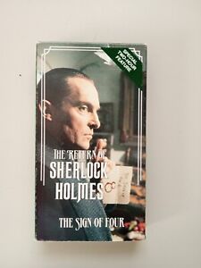 The Return of Sherlock Holmes - The Sign of Four (VHS, 1989)