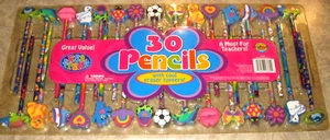 Neu ungeöffnet selten 1990er Vintage Lisa Frank 30 Stück ungespitzte Bleistifte - Bild 1 von 9