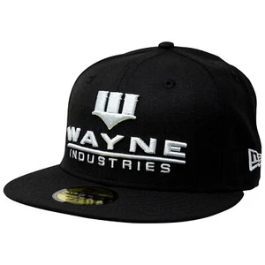 Batman Wayne Industries New Era 59Fifty Fitted Hat Black - Picture 1 of 5