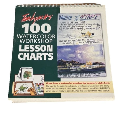 Tom Lynch 100 Watercolor Workshop Lesson Charts by Tom Lynch Large Spiral-bound - Image 1 of 4