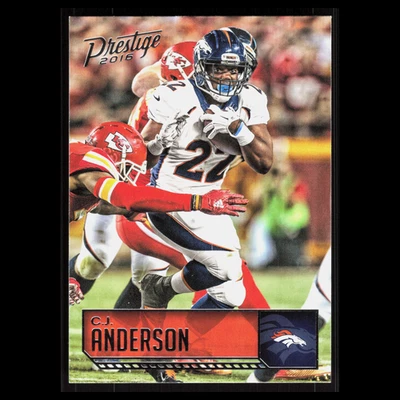 C.J. Anderson #59 2016 Panini Prestige Denver Broncos Football Card NFL - Image 1 of 3