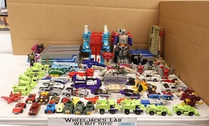 Konvolut 68 G1 Transformers 80er Jahre Hasbro Vintage Actionfiguren - Bild 1 von 6
