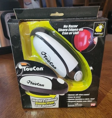 TouCan Can Opener Battery Operated  One Touch Smooth Edges Hands SEALED  - Image 1 of 3