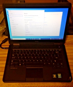 Working AS-IS Dell Latitude E5440  14" i5-4300U 500GB HD 8GB RAM Win 10 Read - Bild 1 von 6