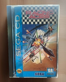 RACING ACES SEGA CD, 1993 COMPLETE CIB W/ REG CARD AND FOAM